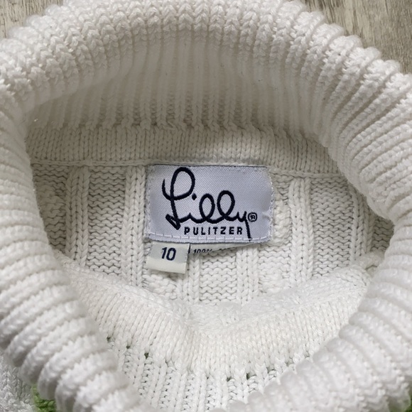 2 Lilly Pulitzer turtleneck short sleeve sweaters - Picture 2 of 5